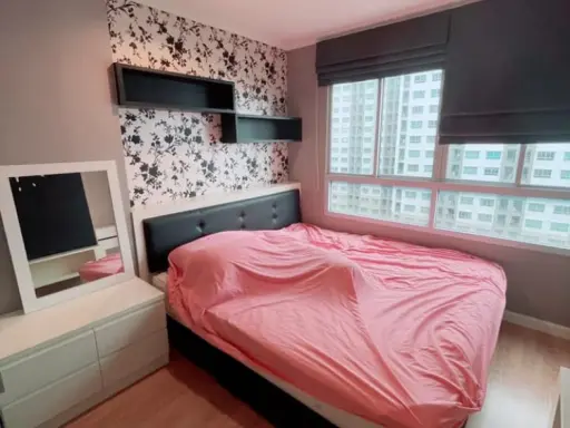 Condo for rent, Lumpini Park Pinklao, 17th floor, ready to move in, near the mall, convenient to travel, don't wait!!