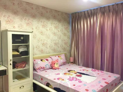 For rent: Serrano Condominium Rama 2, 2nd floor, separated room. Install wallpaper throughout the room. Reserve now. images