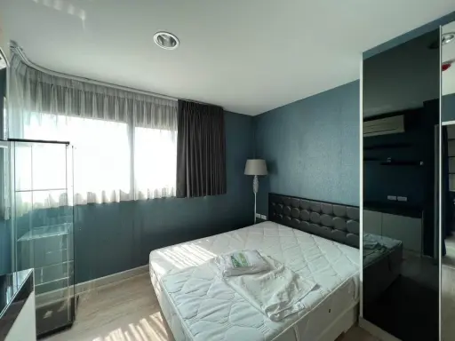ให้เช่า คอนโด The Link Vano Sukhumvit 64 ห้องแต่งสไตล์โมเดิร์น ติดวอลเปเปอร์ทั้งห้อง สนใจจองเลย images