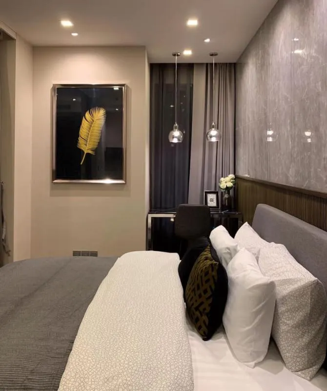 Rent Ashton Asoke, 21st floor, size 35 sqm, 1 bedroom, 1 bathroom, beautiful decoration, ready to move in, do not miss.