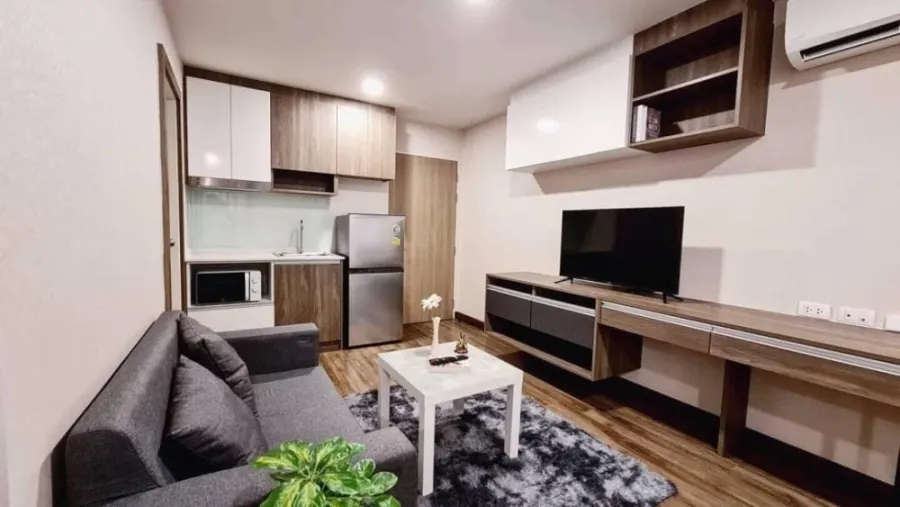 ให้เช่า SUN CITY CONDO เครื่องใช้ไฟฟ้าและเฟอร์นิเจอร์ภายในห้องครบ ตกแต่งพร้อม มาอยู่ได้เลยจ้า