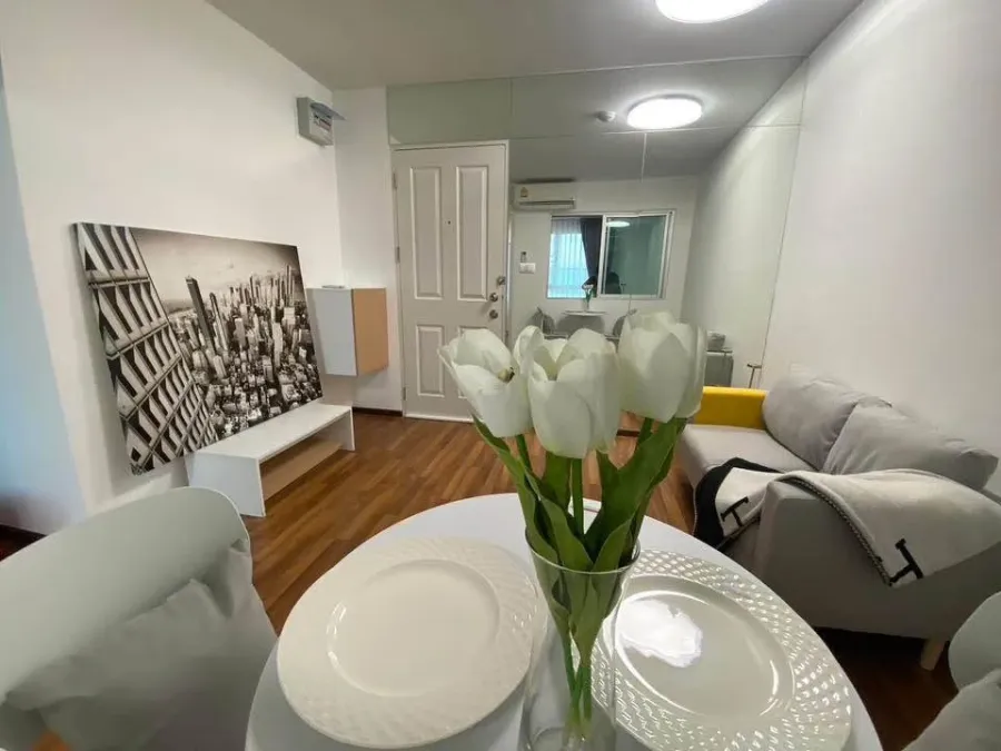 Condo for sale or rent, U Ratchayothin (Phahonyothin 32), adjustable sofa, built-in decoration. Fully furnished. If you're late, you'll miss it.
