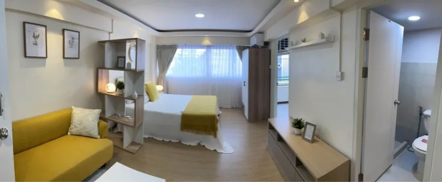 ขาย ลุมพินี เซ็นเตอร์ แฮปปี้แลนด์ เฟส 1-4 ห้อง STUDIO ตกแต่งเรียบง่าย น่าอยู่ ราคาเบาๆ จองเลยจ้า