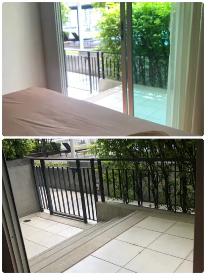 For rent, Lumpini Park Rama 9-Ratchada, pool access room, decorated in loft style, very cool. Can't reserve anymore.