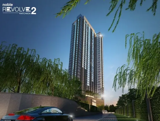 For sale, for rent!! Condo Noble Revolve Ratchada 2, Modern Classic decorated room, location in the heart of the city, don't miss it!!