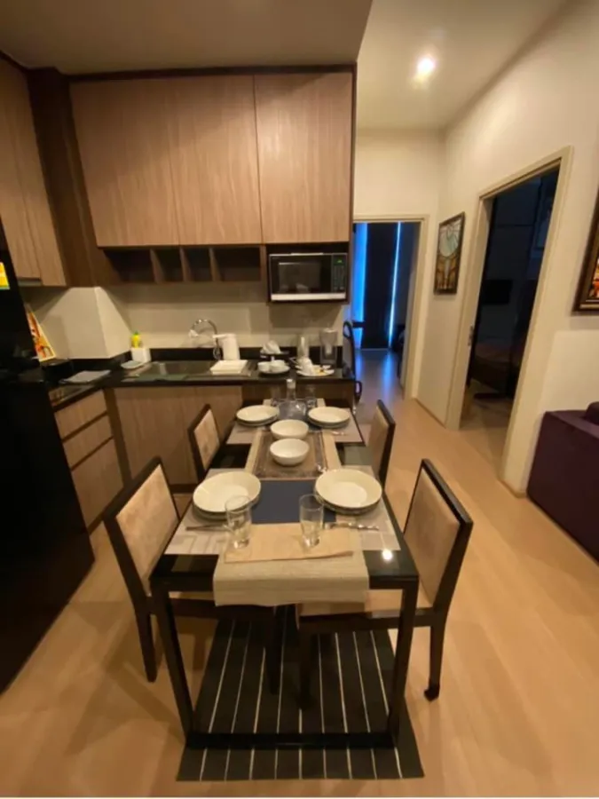 Sell/Rent Condo The Capital Ekamai-Thonglor, 20th floor, corner room, stylishly decorated, ready to move in. Don't wait!!