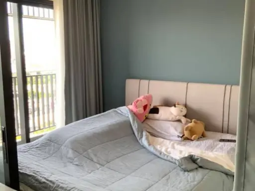 Condo for sale, Niche Mono Charoennakorn, 22nd floor, Chao Phraya River curve view, beautiful room, good view, reserve it as the owner.