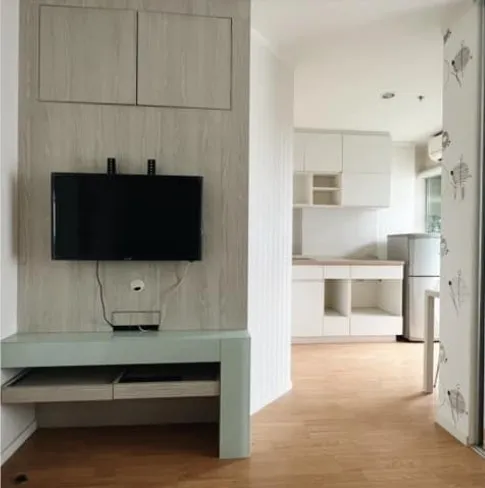 Condo for sale, Lumpini Place, Srinakarin-Huamark Station, private partition room Fully furnished, ready to move in, book now.