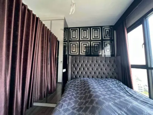ให้เช่า The Base Park West ห้องพร้อมอยู่ เฟอร์พร้อม ชั้นสูง ลมดี รีบจองเลย images