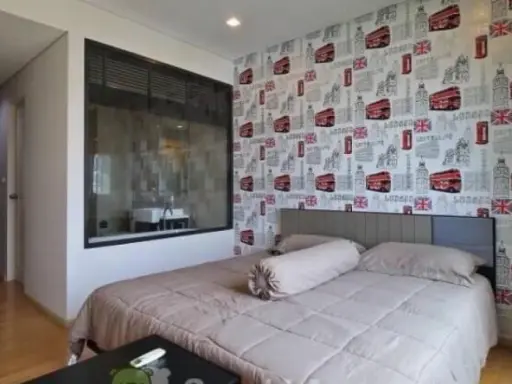 Looking for a good room, come this way. Condo for rent, Villa Asoke, beautiful room, wide, confused. images