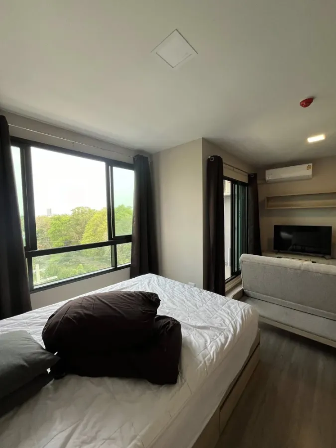 ให้เช่า dcondo Hideaway Rangsit ชั้น 5 ห้องมุม แต่งครบ จองเลย ห้ามพลาด