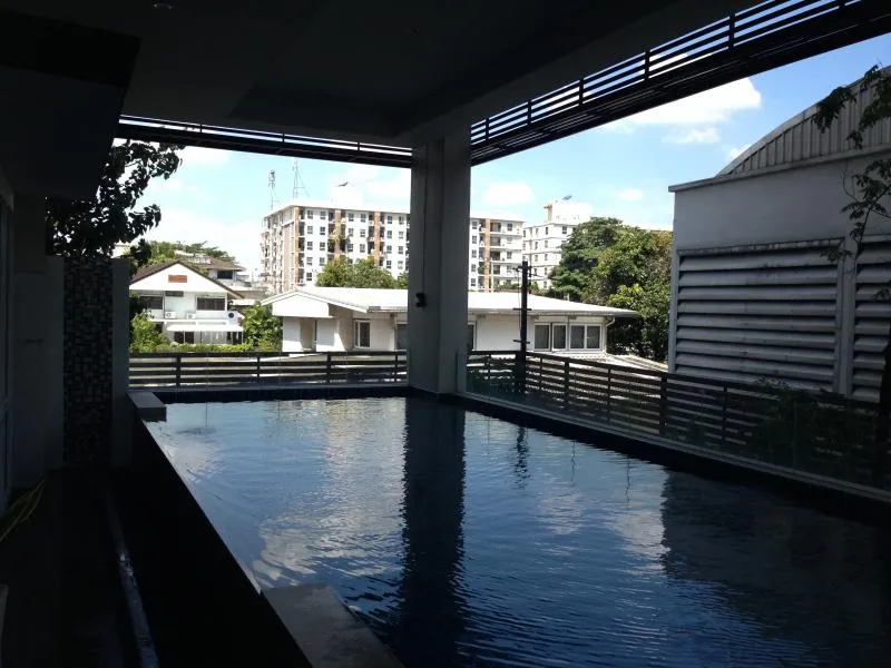 Condo for rent, Regent Home 14, Sukhumvit 93, swimming pool view, east, the room is not in a hurry!