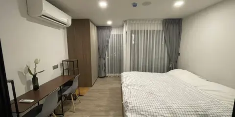 ให้เช่า KaveTown space ห้องใหญ่ ใหม่สวย 2 เตียง วิวสวนชั้น 1