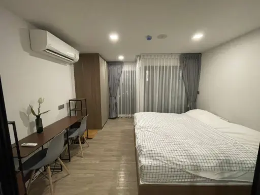 ให้เช่า KaveTown space ห้องใหญ่ ใหม่สวย 2 เตียง วิวสวนชั้น 1 images