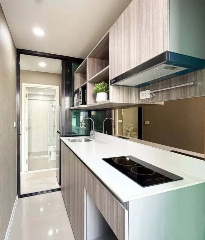 ให้เช่า THE ORIGIN Sukhumvit 105 ห้องแต่งสวยสไตล์มินิมอล บิวท์อินเฟอร์นิเจอร์อย่างดี รีบจองเลยตอนนี้จ้า