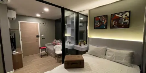 Kave Town Space ให้เช่า วิว Migle ห้องแต่งสวย บิวท์อินแน่น กระจกบานใหญ่เวอร์ ไม่จองแล้วจะเสียใจ