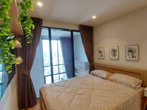 FOR RENT Maru Ekkamai 2 rooms, nice decoration, fully furnished with electrical appliances Hurry up before the room slips out of your hands.