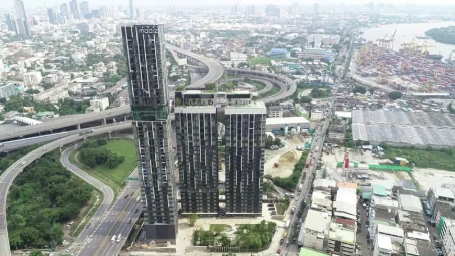For sale! Modiz Sukhumvit 50, good location, corner room, convenient transportation, don't miss it.!!