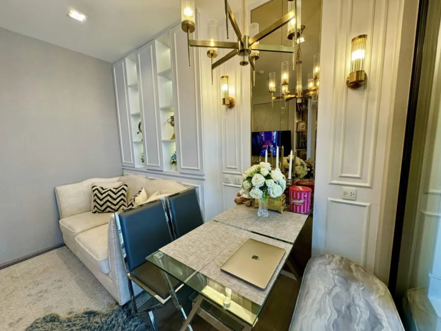 ขายคอนโด The politan rive ตำแหน่งห้องดีที่สุด Built-in Luxury style รีบมาซื้อเลย อย่าพลาดโอกาส