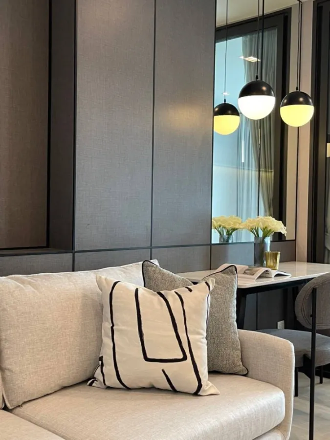 For rent!! Condo Life One Wireless, 30th floor, new room, fully furnished, ready to move in. Hurry up to reserve!!