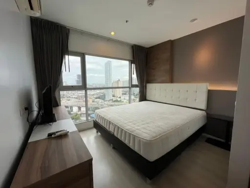 Sell / rent Condo Aspire Sukhumvit 48, fully furnished, ready to move in, near BTS Phrom Phong, convenient to travel.