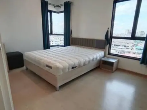 For rent!! Condo The Tree Sukhumvit 71-Ekkamai, Ekkamai, 9th floor, corner room, beautiful room, fully furnished, ready to move in. Don't miss it!!