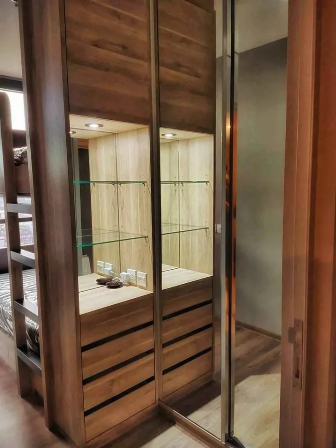 For sale, rent, Oka House, Sukhumvit 36, 11th floor, south, beautifully decorated room, inviting, I can say that you should not miss it.