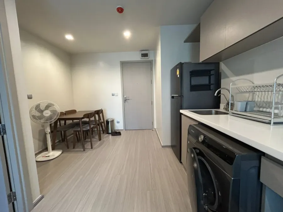 For rent: Life Ladprao, very high floor unit. Fully furnished with appliances, ready to move in.