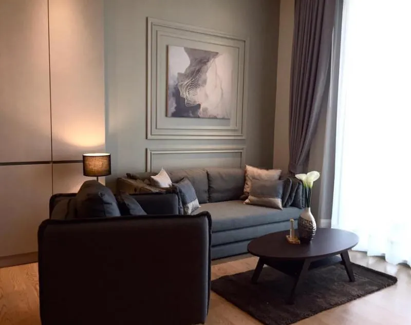 For rent Magnolias Waterfront Residences Modern style room. Furnished + complete electrical appliances. Hurry up to rent.