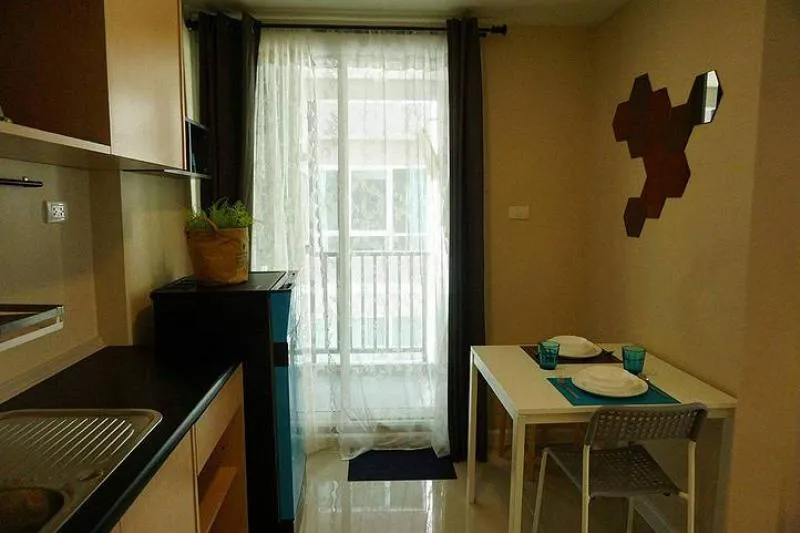 JW Condo @ Donmuang ให้เช่า ห้องหัวมุม แบ่งเป็นสัดส่วน วิวดีไม่โดนแดด