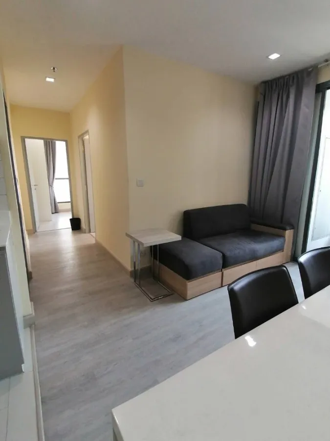 Condo for rent, Ideo Mobi Rama 9, ready to move in, 2 bedrooms, 2 bathrooms, near BTS, don't miss it