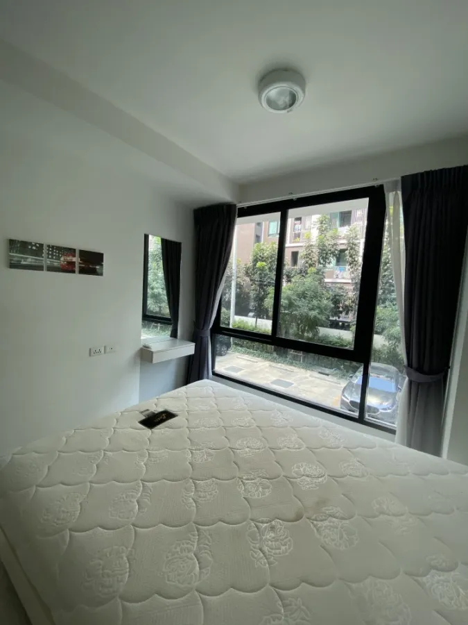 For rent!! Condo My Story Ladprao 71, 2nd floor, Building B, good condition room, fully furnished, ready to move in, don't miss it!!