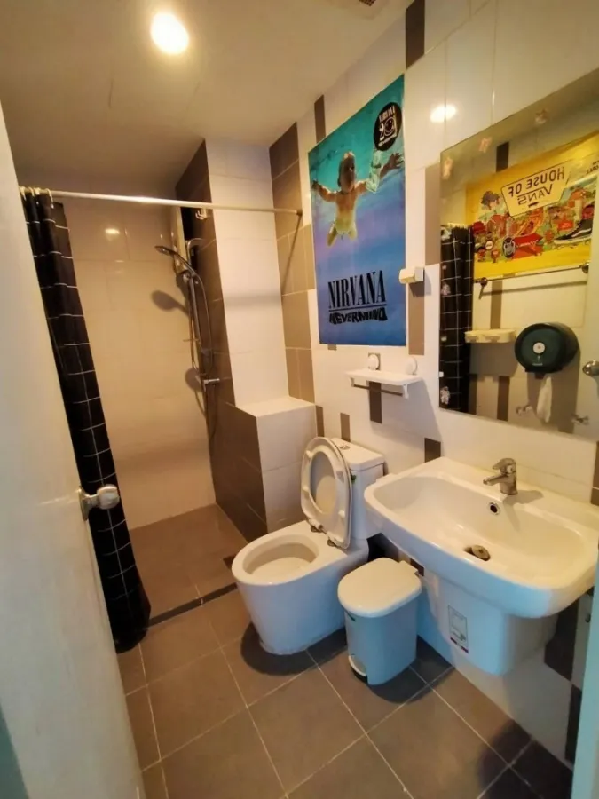 Condo for rent, Niche ID Pak Kret Station, east balcony. Fully furnished, don't miss it.