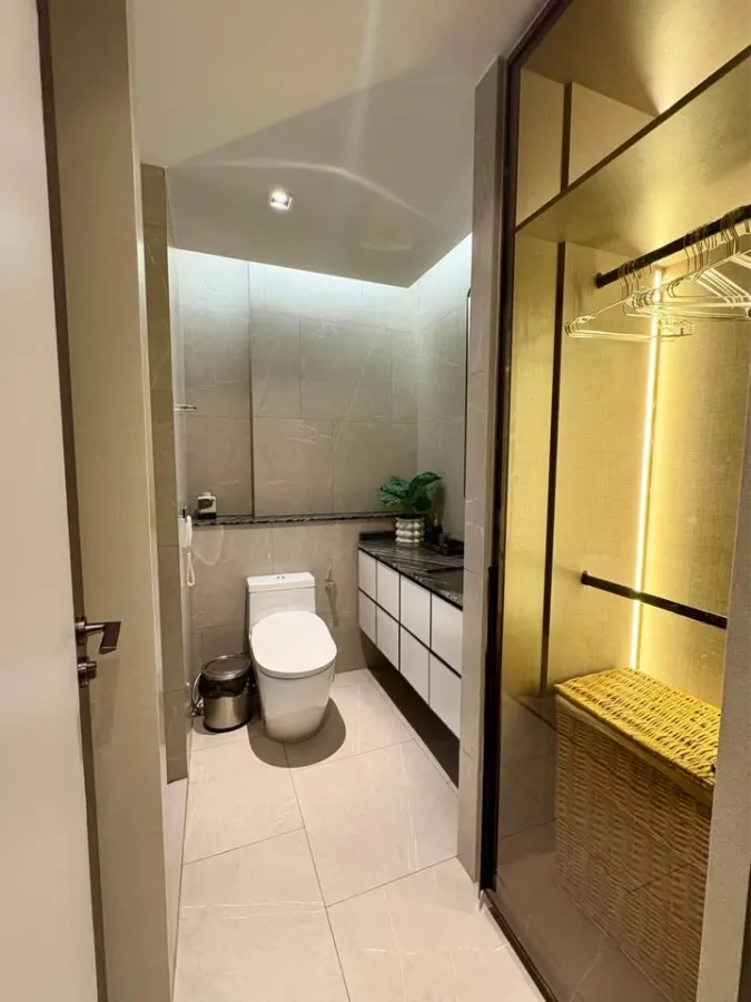Condo for rent at The Reserve 61 Hideaway. Beautifully decorated unit with high-quality built-in furniture. Everything you need is here. You won't wan