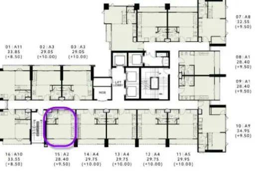 ขายใบจอง The Reserve พหลฯ-ประดิพัทธ์ ห้อง loft A1515 วิวดีเลขสวย ทิศตะวันออก images