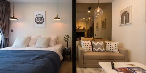 คุณพระ ห้องสวยมากกก ตกแต่งครบพรีเมี่ยมสุดๆ ได้วิวสวนแจ่มๆ สนใจจองด่วนที่ Kave Town Shift ให้เช่า