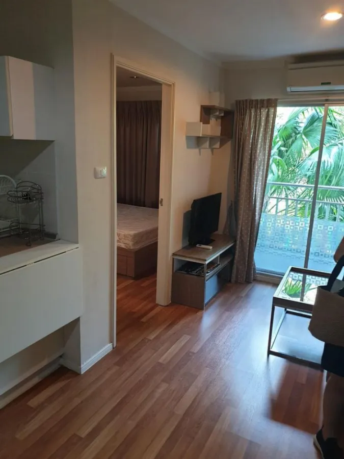 Condo for sale Lumpini Ville Sukhumvit 109 - Bearing, beautiful room, south, not hot, tree view, do not miss