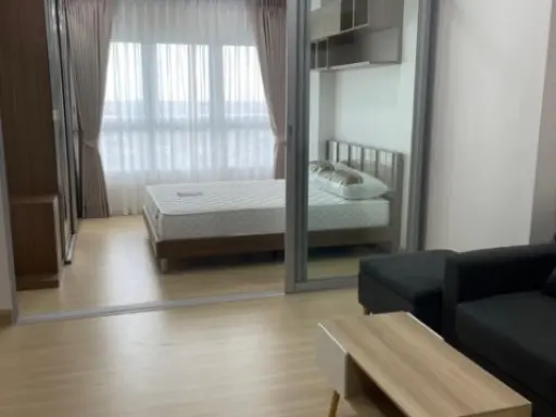 For sale, for rent, Supalai Veranda Sukhumvit 117, 31st floor, river view, separated room. Reserve first, stay first.