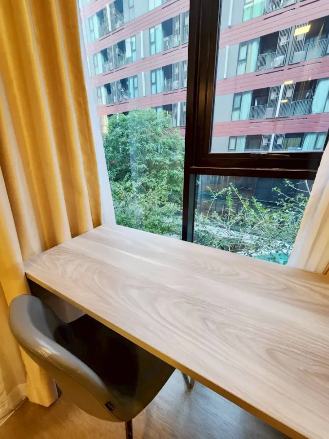 Kave TU condo for rent, 3rd floor, with high-quality built-in furniture and complete amenities. Book now!