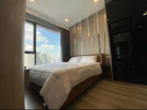 Condo for rent, ideo mobi Asok, 2 bedrooms, 1 bathroom, 23rd floor, city view, comes with full facilities, hurry up