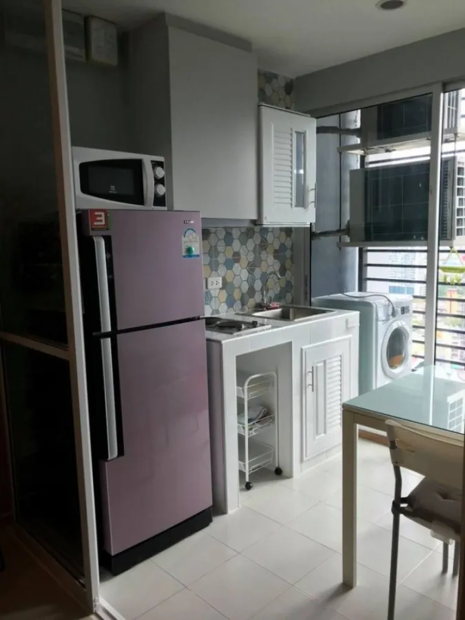 Condo The Base Sukhumvit 77, fully furnished, ready to move in Near the supermarket, convenient to travel, book now!!