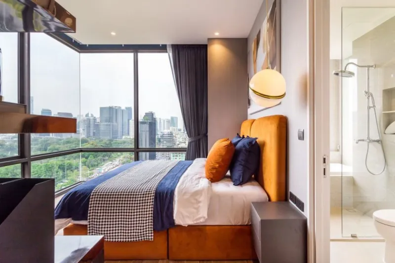 ให้เช่า คอนโด MUNIQ หลังสวน Superluxury condo ทิศใต้ ลมเย็นมาก วิวสวนลุม สวยสุดของโครงการ