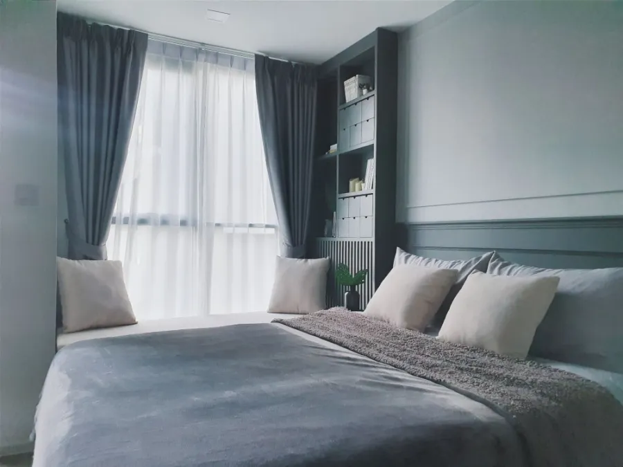 ให้เช่า แอทโมซ ลาดพร้าว 15 ชั้น 6 วิวสวน ห้องสวย ตกแต่ง Built-in จัดเต็ม ไม่จองถือว่าพลาดมาก