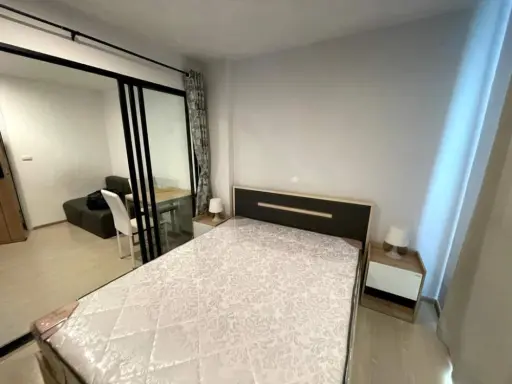 For rent: The Excel Khu Khot, 7th floor, swimming pool side. The room is fully decorated. Ready to move in. If interested, reserve now. Don't miss it.
