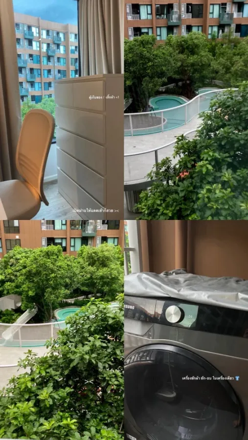ให้เช่า Kave Town Colony ชั้น 4 ห้องน่าอยู่ มาพร้อมการตกแต่งที่ครบครัน จองเลย ด่วนๆ