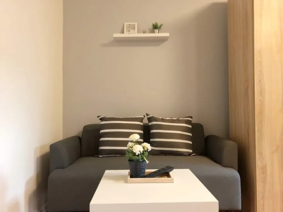 For rent urgently! Condo Lumpini Mixx Thepharak-Srinakarin, beautiful room, stylish decoration, fully furnished, book now!