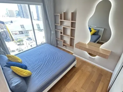 For rent: The Saint Residences, corner unit offering privacy, fully furnished, beautiful view. Don't miss out!