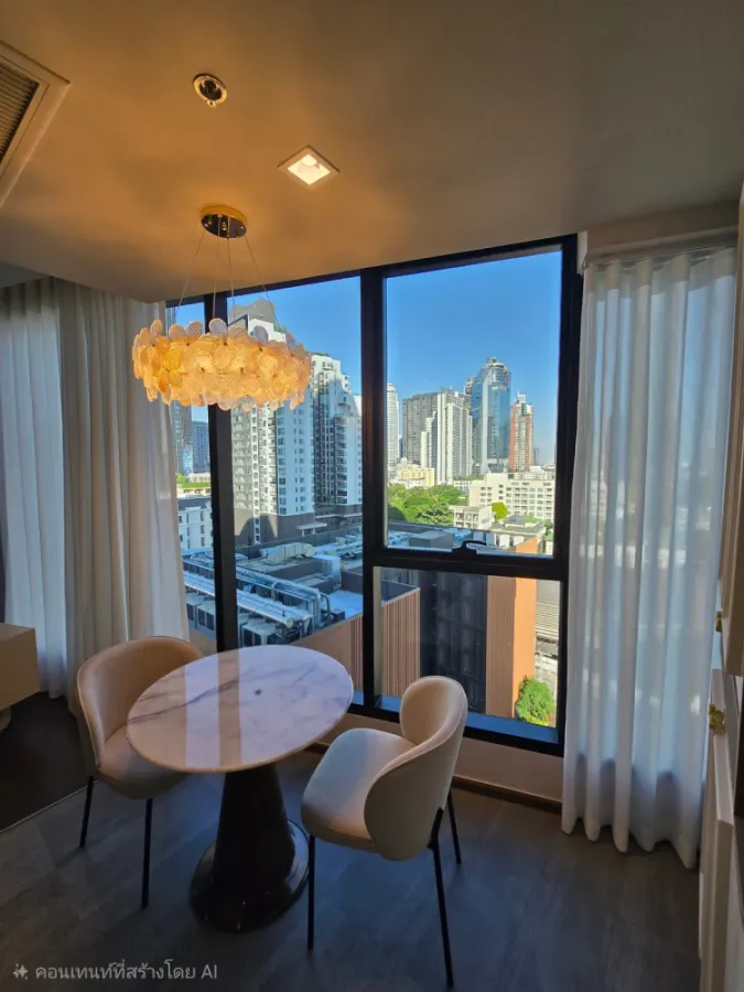 For rent: Ideo Q Sukhumvit 36, beautifully decorated room with a stunning theme, excellent built-in walls, complete amenities. Reserve now!