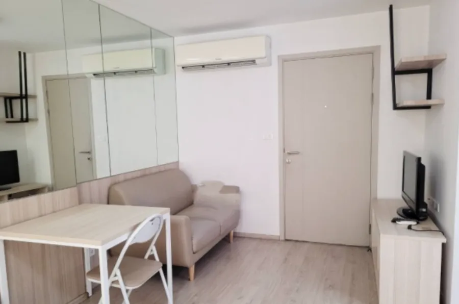 Condo for rent, Elio Sukhumvit 64, good direction room, cool weather, fully furnished room, ready to move in