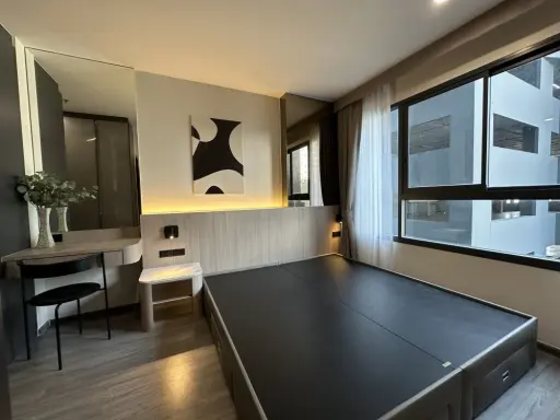 Condo for rent, Ideo Chula Samyan, new room, never rented, beautifully decorated, Study Bedroom style. images
